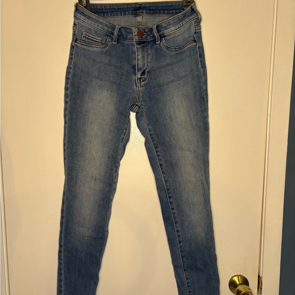 Soho Blue Skinny Jeans with Tapered Fit